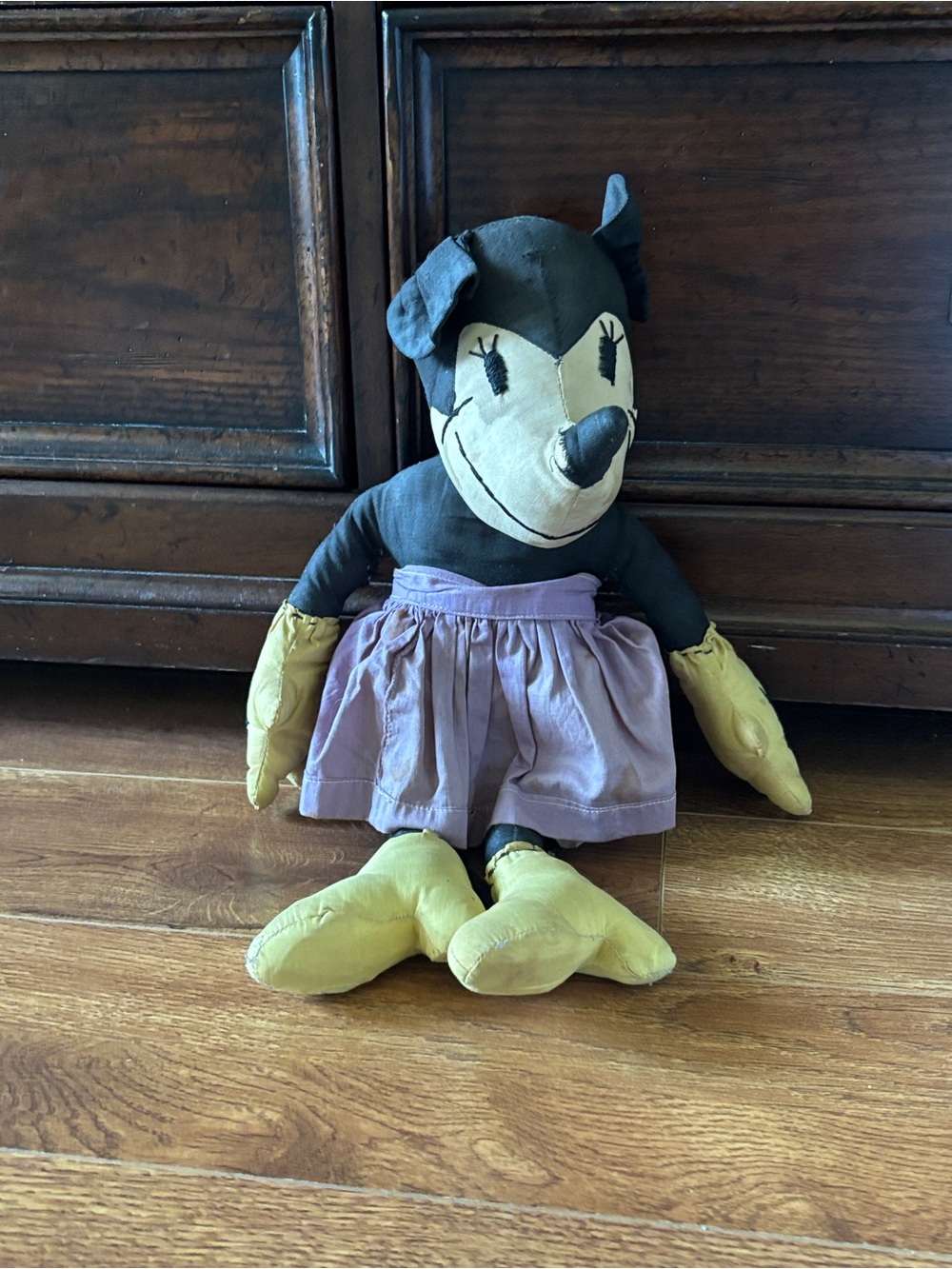 Classic Minnie-Mice Plush Toy. Hand Made